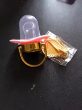 Chupete de bebé con diamantes de imitación, elegante accesorio infantil con brillantes, en color rosa