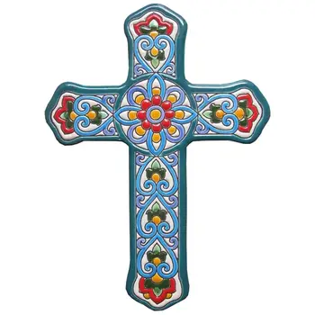 Ceramic home Cross 27cm/10.6 inch - ceramic glazed up handmade - Made in Spain - Spanish - Seville - MIJASCERAMIC crafts -
Ceramic home Cross 27cm/10.6 inch - ceramic glazed up handmade - Made in Spain - Spanish - Seville - MIJASCERAMIC crafts -