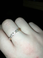 IPARAM-anillo trenzado con forma de cáñamo de cuerda para mujer, sortija, Circonia cúbica, Zirconia, circonita, zirconita, Color dorado y plateado