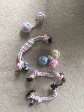 Paquete de 7 juguetes para perros mascotas para cepillo de dientes grande pequeña bola para perros juguetes interactivos para perros productos de Navidad para masticable para perros accesorios de juguete