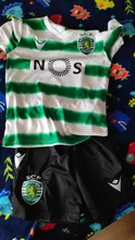 Kit para niños 20 21 Sporting Lisboa corriendo 2020 camisetas 2021 Lisboa T camisa casa camiseta y corto