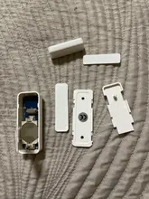 433MHz inalámbrico Detector puerta ventana blanco interruptor de contacto magnético Sensor para detectar la puerta abierta para seguridad de la casa sistema de alarma