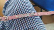 Collares para perro cachorro con diamantes de imitación ostentosos, Collar personalizado para perros pequeños y Chihuahua, dijes con nombre gratis, accesorios para mascotas