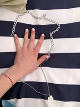 Collar Vintage multicapa con forma de moneda para mujer, Gargantilla, Color dorado y plateado, retrato de moda, cadena gruesa, joyería