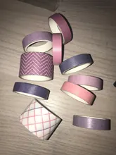 10 unids/lote Cinta de Washi de adhesivos de Cinta Adhesiva Scrapbooking Cinta Adhesiva Decorativa Washitape Bant adhesivo flor sólido