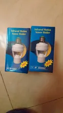 Interruptor de Sensor para portalámparas LED CA 110V 220V, Detector de movimiento E27, soporte de luz estándar para pasillo, escaleras, sala de utilidad, EU/UK
