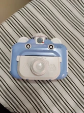 Landzo-cámara giratoria de 1080P HD para niños, dispositivo de impresión instantánea con Wifi, papel fotográfico térmico, de 16GB tarjeta TF, bolígrafos de pintura, cámara de juguete para regalo