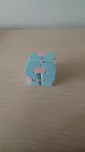 Rompecabezas cuadrado de cubo mágico infinito para niños y adultos, juguete de descompresión para aliviar el estrés, juego de mano divertido, laberinto de cuatro esquinas