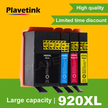 

Plavetink Ink Cartridge For HP 920 XL Compatible For HP Officejet 6000 6500 6500 Wireless 6500A 7000 7500 Printer With Full Ink