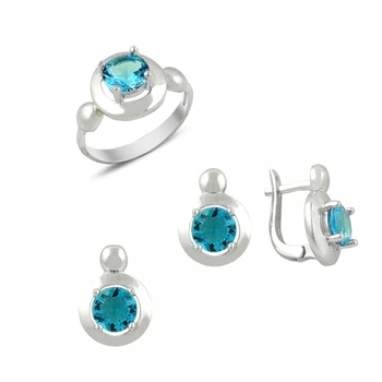 Silver 925 Sterling Zircon Cubic Zirconia Solitaire Set 
Silver 925 Sterling Zircon Cubic Zirconia Solitaire Set