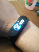 Reloj de pulsera de silicona para hombre y mujer, pulsera electrónica deportiva Digital LED, reloj para estudiante #0218