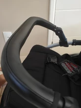 Bugaboo-reposabrazos frontal de cuero para coche, accesorios de cochecito de bebé, parachoques, reposabrazos, para Bugaboo Bee3 Bee 5