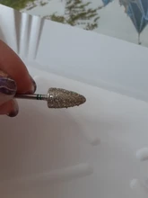 HYTOOS-brocas de diamante para pedicura #60 #130 #180, brocas rotativas de 3/32 pulgadas para manicura, accesorios para el cuidado de los pies