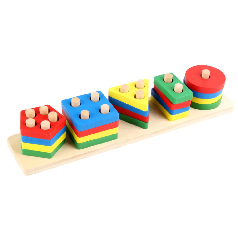 Toys For Children Educational Puzzle Wooden Building Blocks Geometric Sleeve Column Cognitive Shape Early Learning Kids Toys
Toys For Children Educational Puzzle Wooden Building Blocks Geometric Sleeve Column Cognitive Shape Early Learning Kids Toys