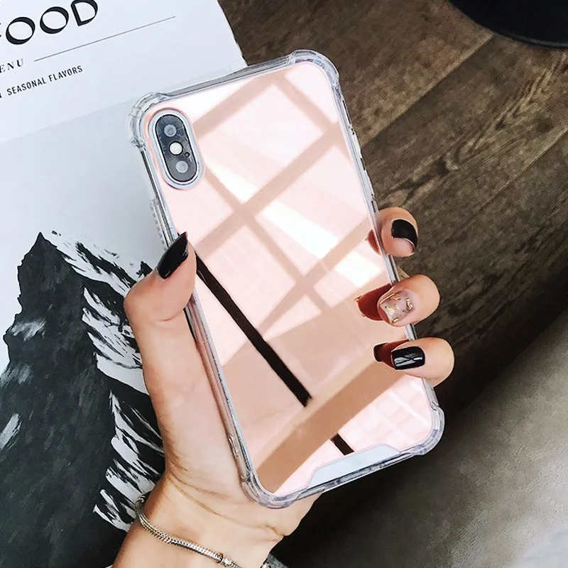 Phone case for iphon with mirror TPU Anti-Fingerprint Smartphone All-Round Protective Mirror Cute and Fashion Design kawaii
Phone case for iphon with mirror TPU Anti-Fingerprint Smartphone All-Round Protective Mirror Cute and Fashion Design kawaii