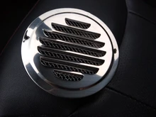 Exterior de acero inoxidable pared aire ventilación rejilla ronda conductos rejillas de ventilación 70/80/100/120/150/160/180/200mm de ventilación de aire