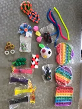 Fidget Juguetes | Juguetes Fidget | Fidget juguetes juguete antiestrés Conjunto de Cuerdas de mármol de regalo para adultos chica niños sensorial de alivio de estrés juguetes Anti estrés