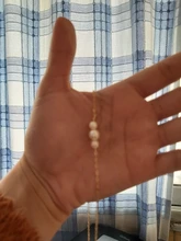 ABDOABDO-Collar de cadena de acero inoxidable para mujer, borla con varias capas, con lentejuelas, colgante redondo para clavícula