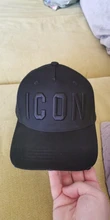2021 Nueva Italia icono de marca gorras de béisbol sombrero de los hombres de gorras de béisbol de algodón unisex ajustable de las mujeres dsq2 letra para gorras de béisbol tapa negra
