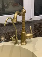 Kitchen Faucet Sink Mixer Improvement-Accessories Bathroom-Basin Antique Brass Home Tap-Crane