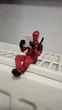 Posture-Model Doll-Decoration Figurine Sitting X-Men Anime Mini Disney Marvel Deadpool 2