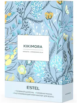 Набор KIKIMORA by ESTEL (Шампунь 250 мл, маска 200 мл, разглаживающий филлер 100 мл)
Набор KIKIMORA by ESTEL (Шампунь 250 мл, маска 200 мл, разглаживающий филлер 100 мл)