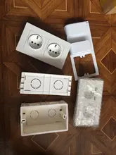COSWALL-puerto de carga USB para ordenador, Panel de carga USB Simple, negro, blanco, gris, serie E20, Rangle completo, Rusia, España, enchufe de pared estándar de la UE