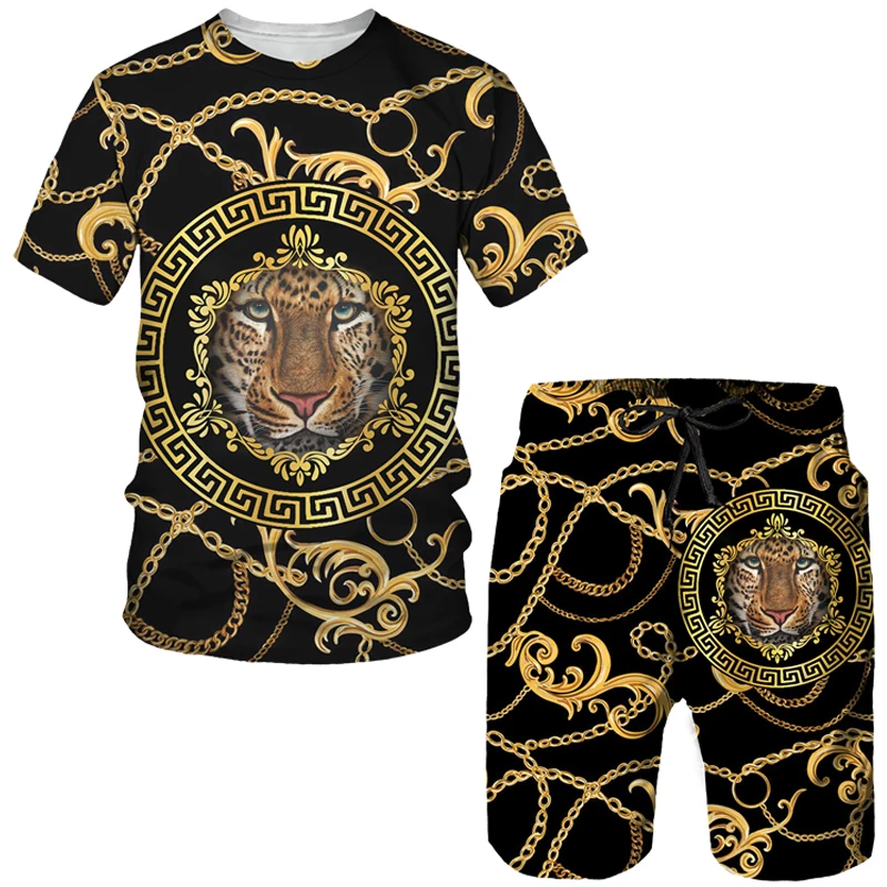 Summer Golden Lion 3D Printed Tees/Shorts/Suit Men's Casual Graphic T-Shirt Two Piece Set Hip Hop Fashion Short Sleeve Tracksuit
Summer Golden Lion 3D Printed Tees/Shorts/Suit Men's Casual Graphic T-Shirt Two Piece Set Hip Hop Fashion Short Sleeve Tracksuit