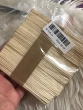 Barras de helado de resina epoxi para hacer joyas, bastón de madera Natural, palo de paleta, manualidades de madera, 50-150 Uds.