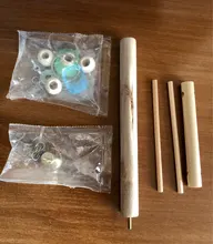 Columpio para aves de juguete soporte de percha de madera con cuentas para masticar, soporte para dormir, juguetes para pájaros periquitos C42