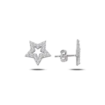 Angemiel 925 Sterling Silver Zircon Star Earrings-Rhodium Plated
Angemiel 925 Sterling Silver Zircon Star Earrings-Rhodium Plated