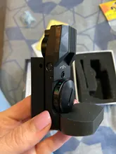 Mira telescópica de 20mm para caza, óptica holográfica de punto rojo, reflejo de mira, 4 retículas, mira táctica, colimador