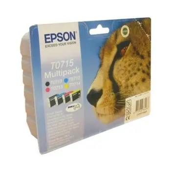 Original Ink Cartridge Epson C13T07154010 Black Yellow Cyan Magenta 
Original Ink Cartridge Epson C13T07154010 Black Yellow Cyan Magenta