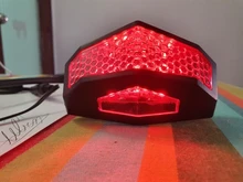 12V 5 en 1 motocicleta Universal ATV freno trasero LED indicador señal lámpara intermitente luz placa de matrícula Retro Luz