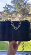 Bolso cruzado pequeño con cadena tejida para mujer, bolso de hombro de cuero de Pu de calidad de lujo, Diseño de tendencia, 2021