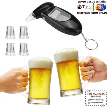 Tester alcoholemia Digital breath analyzer LCD keychain Alcohol detector
Tester alcoholemia Digital breath analyzer LCD keychain Alcohol detector