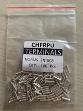 Terminal Copper Non-Insulated-Wire-Connector-Ferrules Electrical-Cable Tinned AWG 22-10