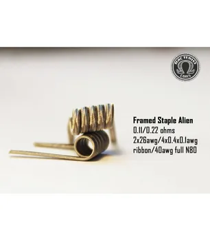 FRAMED STAPLE ALIEN FULL NI80 0.22/0.11 - BACTERIO COILS
FRAMED STAPLE ALIEN FULL NI80 0.22/0.11 - BACTERIO COILS