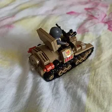 WW2 Normandía Reino Unido nos Armada Alemana juegos de bloques de construcción ladrillos juguetes de la II Guerra Mundial 2 vehículo militar Pershing Pantera tanques