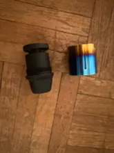 TOtrait-Tapón de freno de barril de aleación CCW SLR SLH, rosca negativa de 14mm, Airsoft AEG GBB AR15 M4/M16, accesorios para Paintball