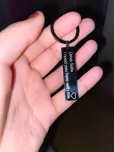 LLavero de seguridad de acero inoxidable para coche, accesorio para llaves, bonito y divertido, para pareja, novio y novia, color negro