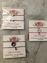 Conjunto de pulseras ajustables para madre e hija, corazón de estrella, brújula de amor, Dijes, Joyería para mujeres y niñas, regalo de Navidad