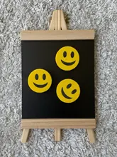 Xingi-pizarra para mensajes de escritorio para niños, caballete de madera de pino, pizarra negra, tablero de escritura plegable BB71, 16x29cm