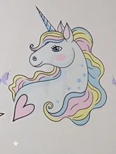 Stickers Decor Removable Unicorn Wall-Decals Nursery Birthday-Party-Favor Kids Bedroom