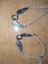 SUMENG-pulsera de bolsillo de Snitch Dorada para hombre y mujer, de moda, alas de tono Retro Vintage, regalo al por mayor, novedad de 2021