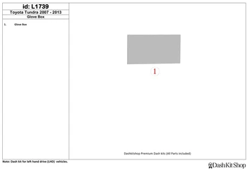 Interior lining for Toyota Tundra 2007-UP. Set L1739.
Interior lining for Toyota Tundra 2007-UP. Set L1739.