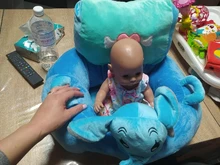 Funda de asiento de apoyo para sofá de bebé, cubierta para silla de alimentación, para aprender a sentarse, para niños, de nido, sin algodón