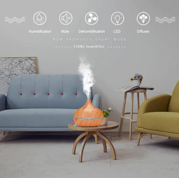 550ML Ultrasonic Air purification Aromatherapy Machine Humidifier Warm gifts Home office Oil Diffuser Air Purifier For Your Home
550ML Ultrasonic Air purification Aromatherapy Machine Humidifier Warm gifts Home office Oil Diffuser Air Purifier For Your Home