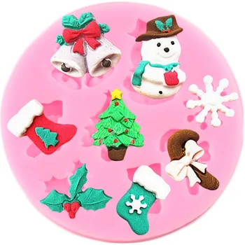 Christmas Tree Silicone Mold Christmas Pine Snowflake Snowman Cake Decorating Tools Candy Chocolate Cake Topper Fondant Molds
Christmas Tree Silicone Mold Christmas Pine Snowflake Snowman Cake Decorating Tools Candy Chocolate Cake Topper Fondant Molds