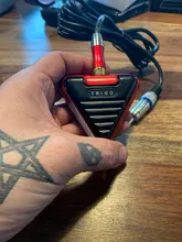PROFESIONAL Premium triángulo tatuaje Pedal interruptor con cable Clip RCA para tatuaje fuente de alimentación de alta calidad Durable